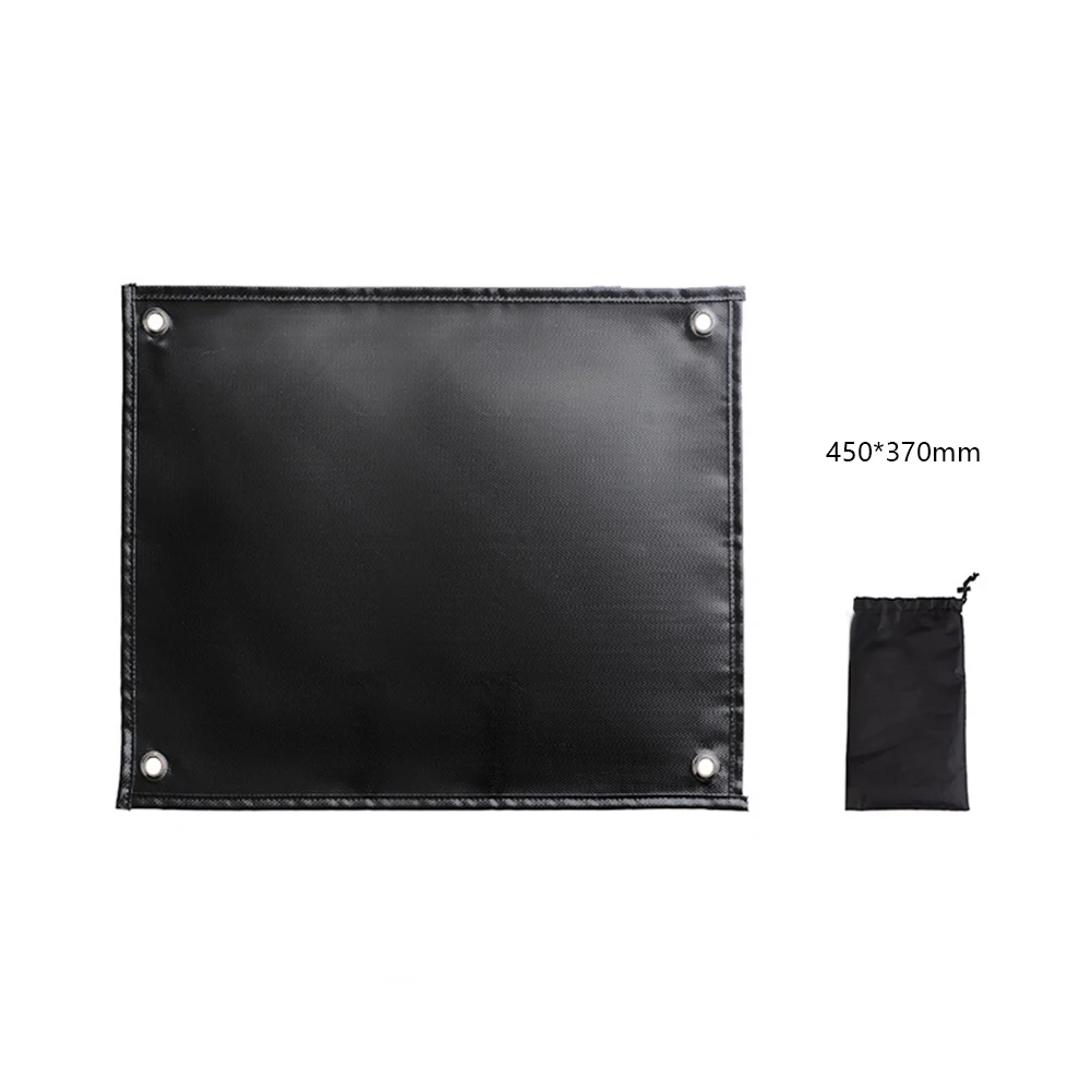 

Outdoor Camping Barbecue Fireproof Cloth Insulation Pad Strong Flame Retardant Mats Fire Pits Protection Grills Waterproof