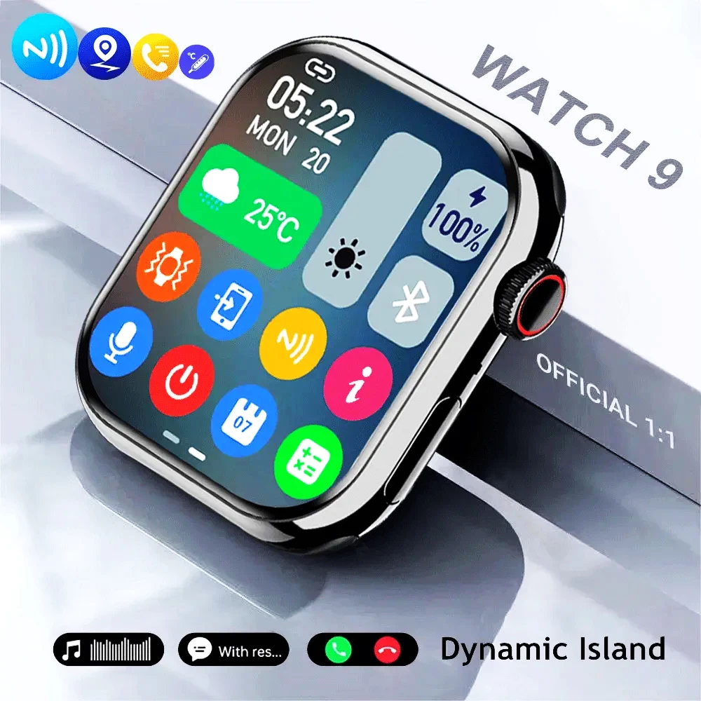 Смарт-часы NFC GPS 10 Pro Max 2024 новинка 1 85 дюйма HD-экран беспроводная зарядка Bluetooth-вызов