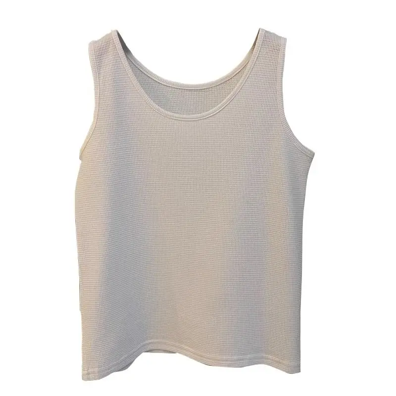 Белая вафельная кофта Женская весенне-летняя верхняя одежда свободный