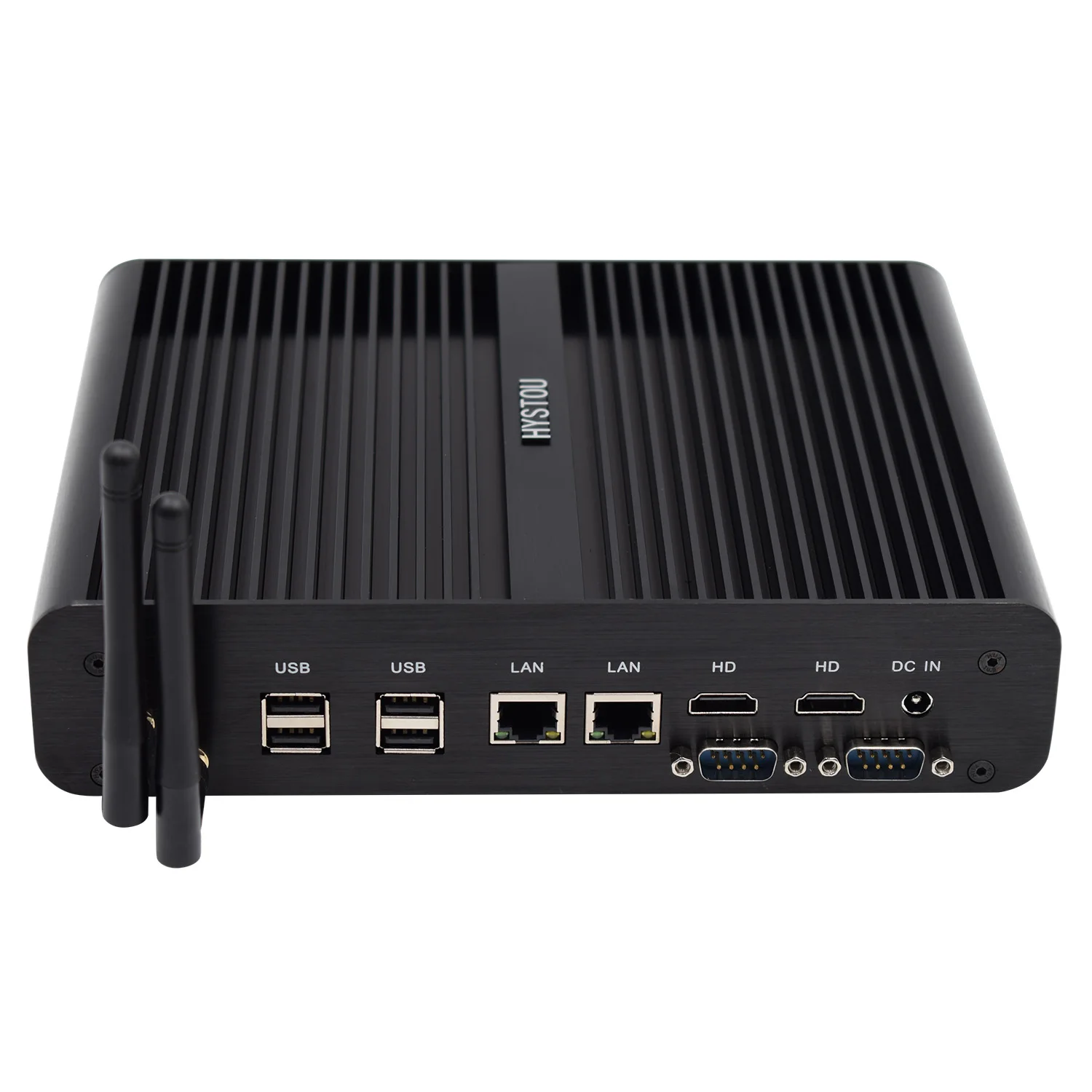 

Hot Selling Mini Fanless Industrial PC Core i7 5500U D3 with 2 LAN 2 COM 8 USB Port