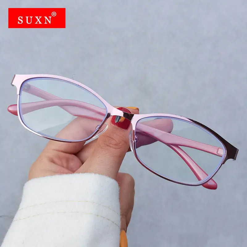 

Очки для близорукости мужские с металлической оправой, с защитой от синего света, от-1,0 до-4,0