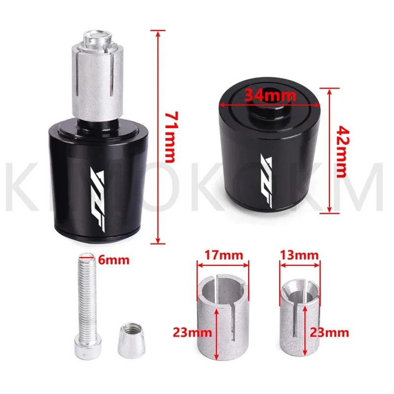 Для YZFR1 YZFR3 YZFR6 R125 YZF R25 R1M R1S R6S мотоциклетная ручка весовая часть руля ручки крышка