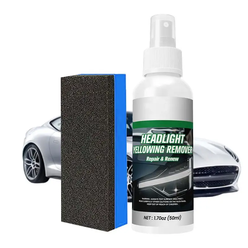 Спрей для восстановления фар Очиститель Набор спреев линз Профессиональное