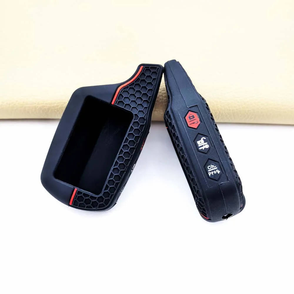 

Новый силиконовый чехол для пульта дистанционного управления B9 B6 с ЖК-дисплеем, 2-сторонняя автомобильная сигнализация для Starline B9 B91 B6 B61 A91 A61 V7, аксессуары для ключей, корпус