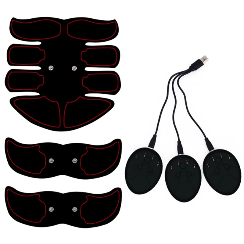

Abdominal Muscle Stimulation Trainer Abs Fitness Training Hip Muscle Massager Home Gym Weight Loss Body Slimming