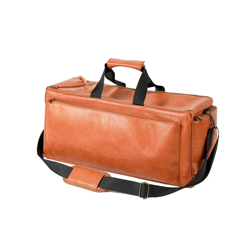 Canvas Men's Travel Bag Large Capacity Travel Luggage Hand Luggage Bag Multifunctional Weekend Bag Coffee Tableware
