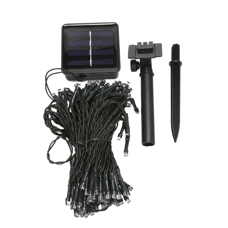 

12 Meters 100 Lights Solar Light String White Light Promotion