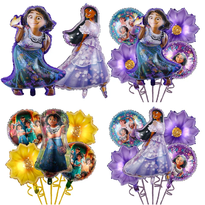 

1set Disney Encanto Balloons Mirabel Isabella Cartoon Balloons Kids Birthday Party Decoration Baby shower Party Globos Kids Toy