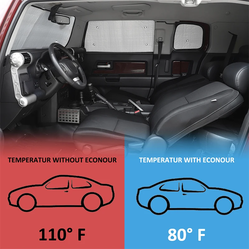 Солнцезащитный козырек на переднее стекло автомобиля для Toyota FJ Cruiser 2007-2022