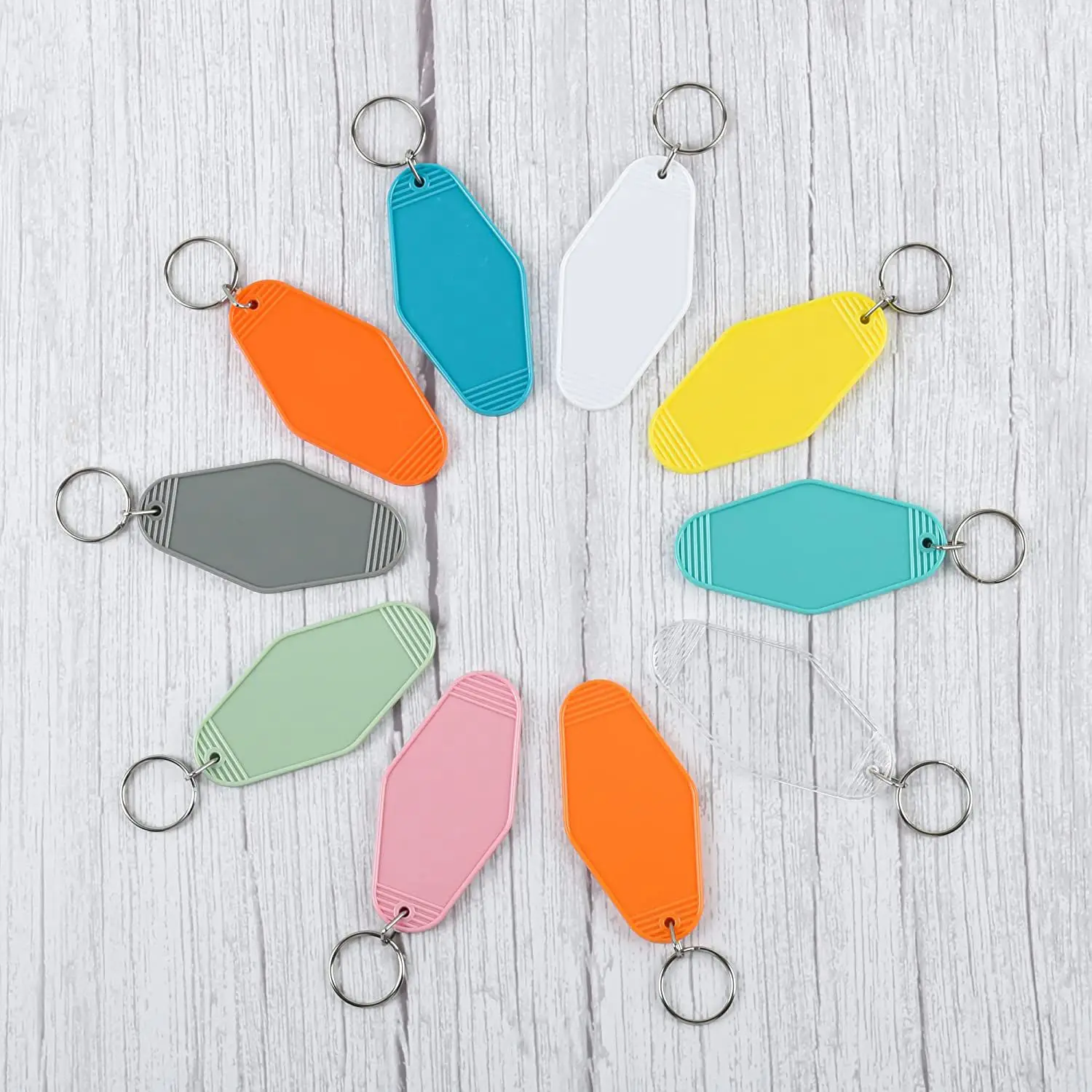 40 шт. винтажные брелки для мотелей 20 цветов отелей пустой теплопередающий