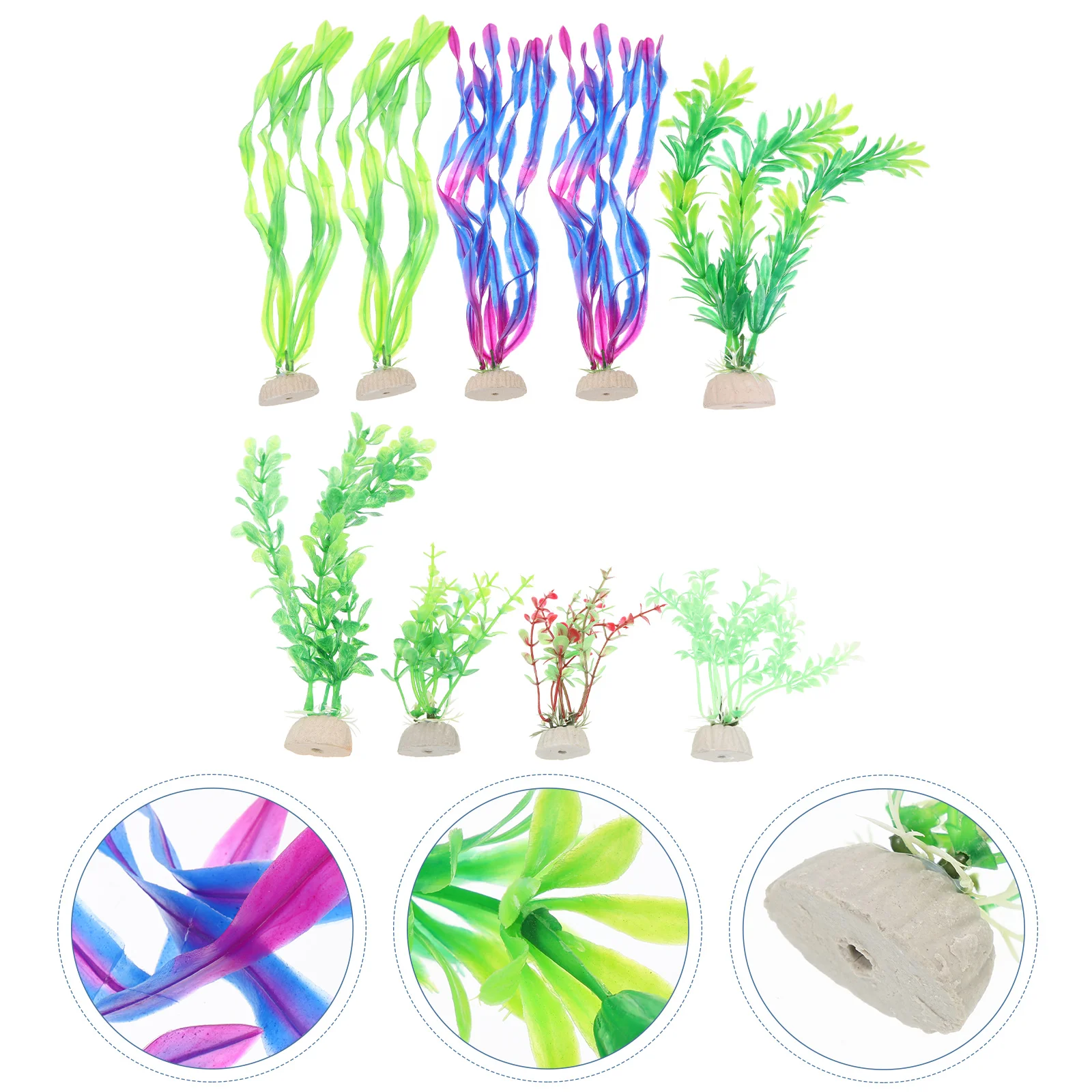 

Искусственные водные растения, 1 комплект, искусственные аквариумные растения, аквариумные украшения