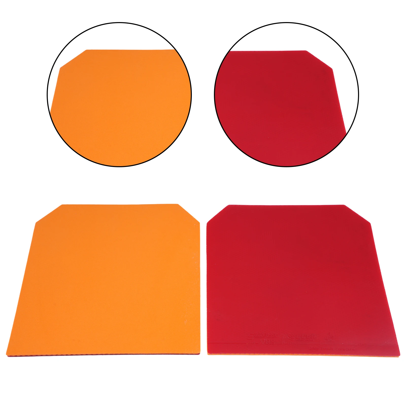 

2.1mm Thickness Table Tennis Rubber 2x Accessories Fit Ping Pong Paddle Soft Training With Sponge High quality