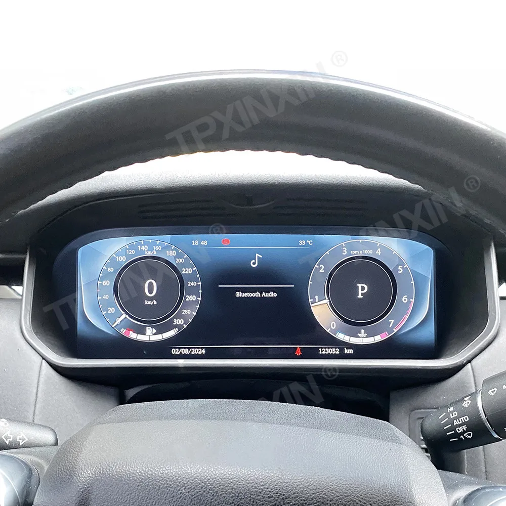 Фото Цифровая приборная панель для Land Rover Discovery 5 2017-2021, ЖК-панель приборов, спидометр, виртуальная приборная панель, 2DIN, одометр №2