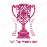 trophy card shape metal cutting dies diy paper greeting card diary album scrapbooking decoration craft embossing template