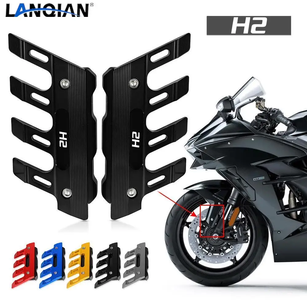 

For KAWASAKI ZH2 Z H2 H2R 2015 2016 2017 Front Shock Absorber Fork Guard Suspension Cover Protect Mudguard Side Protection