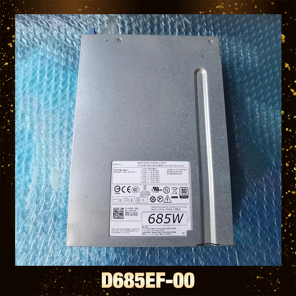 Для рабочей станции DELL T5610 685 Вт Power D685EF-00 F685EF-00 T3610 T3600 0WPVG2