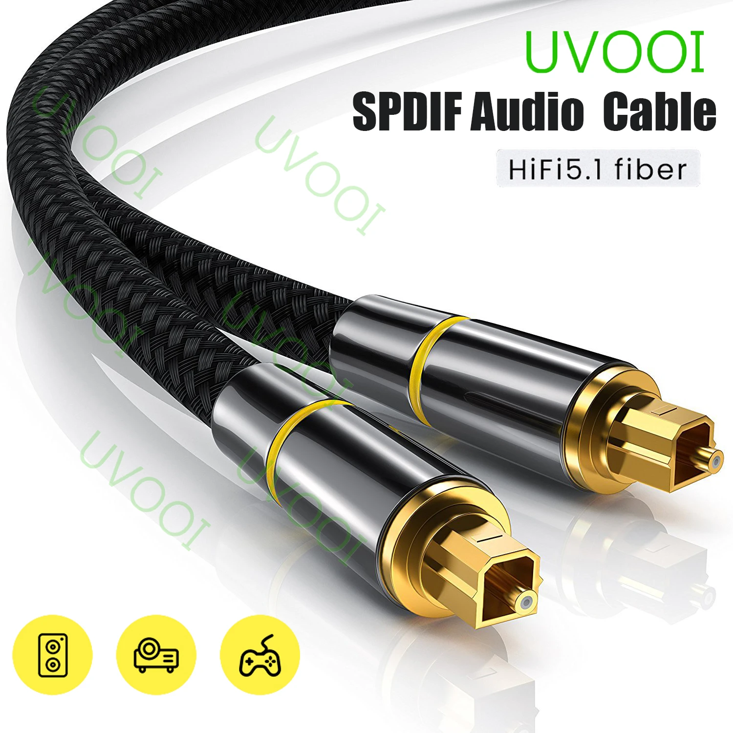 

UVOOI HIFI 5.1 Digital SPDIF Fiber Coaxia Toslink Speaker Optical Audio Cable 1m 2m 3m 5m 20m For TV Box PS4 Speaker Subwoofer