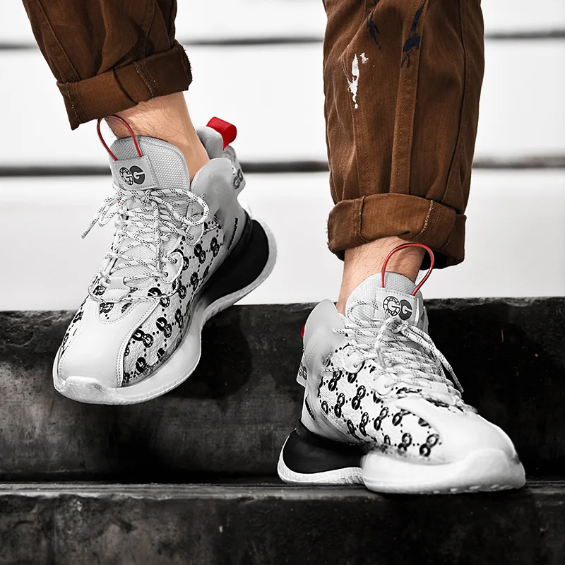 2022 Men's Casual Running Shoes Popcorn Student Sneakers Men High Quality Fashion Print Tennies Leisure Outdoor Shoes