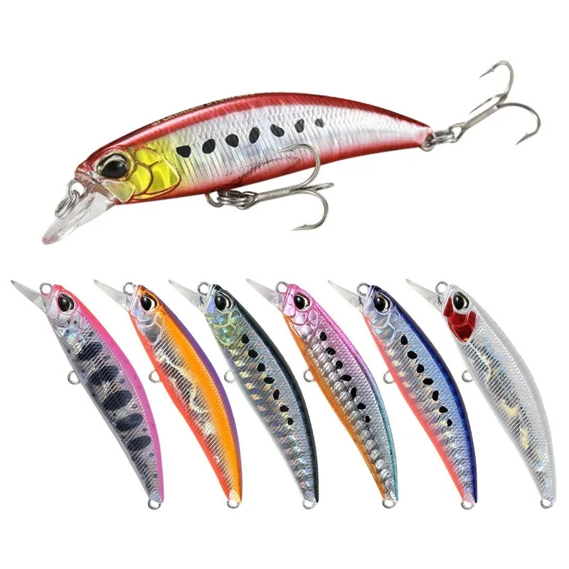 

2023 Minnow Fishing Lure 6cm 6.5g Wobbler 60S Sinking Jerkbait Swimbait Artificial Hard Bait Sea Fishing Bionic Decoy Bass Bait