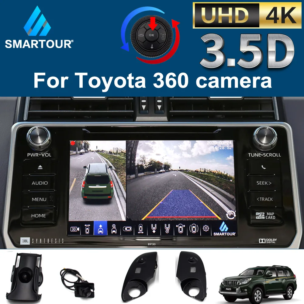 3 5d Автомобильная камера вокруг обзора вид с птичьего глаз панорамная 4 боковыми