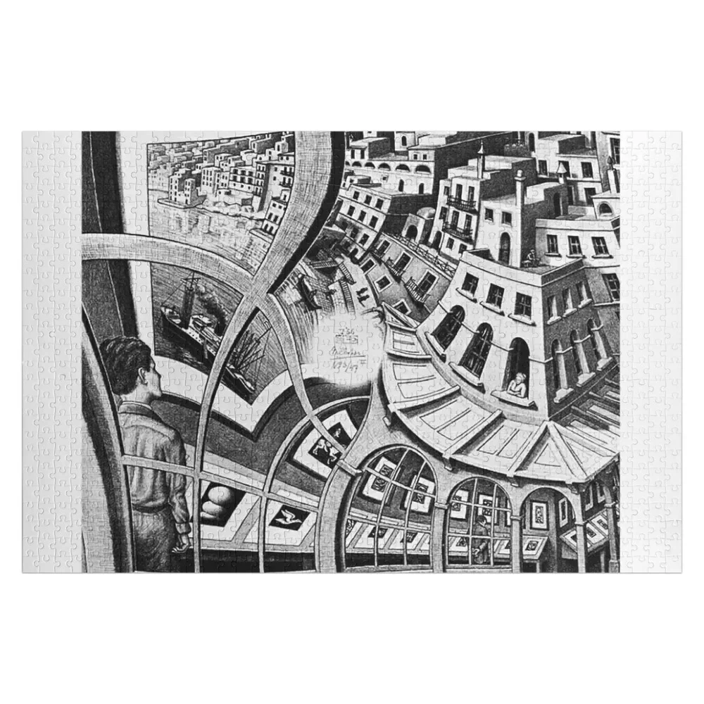 Картина мауриса кунелиса Escher ( 1898 - 1972 ) Голландская головоломка