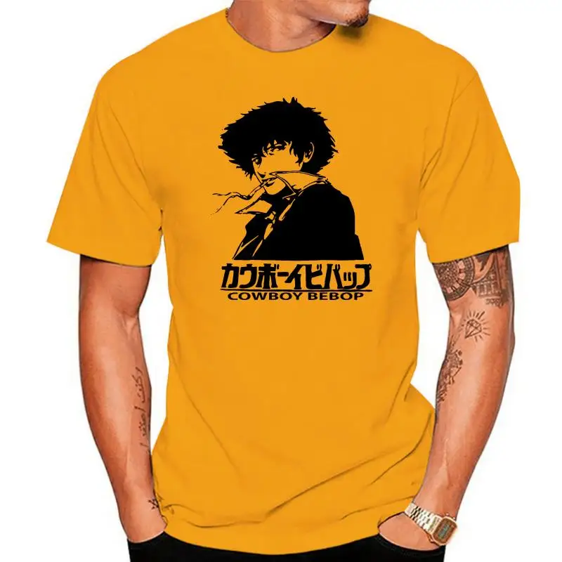 

Urban New Arrival T-Shirt for Men Soft Cotton Cowboy Bebop Tshirt Short Sleeves Round Neck Print Tees Plus Size Clothing