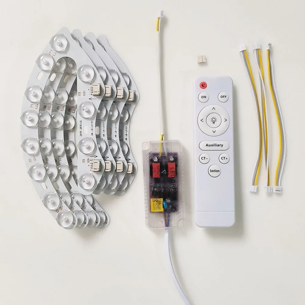 

Светодиодный модуль объектива включает инфракрасный пульт дистанционного управления, 220 В, ИК-диммер для замены потолочного светильника спальни, гостиной