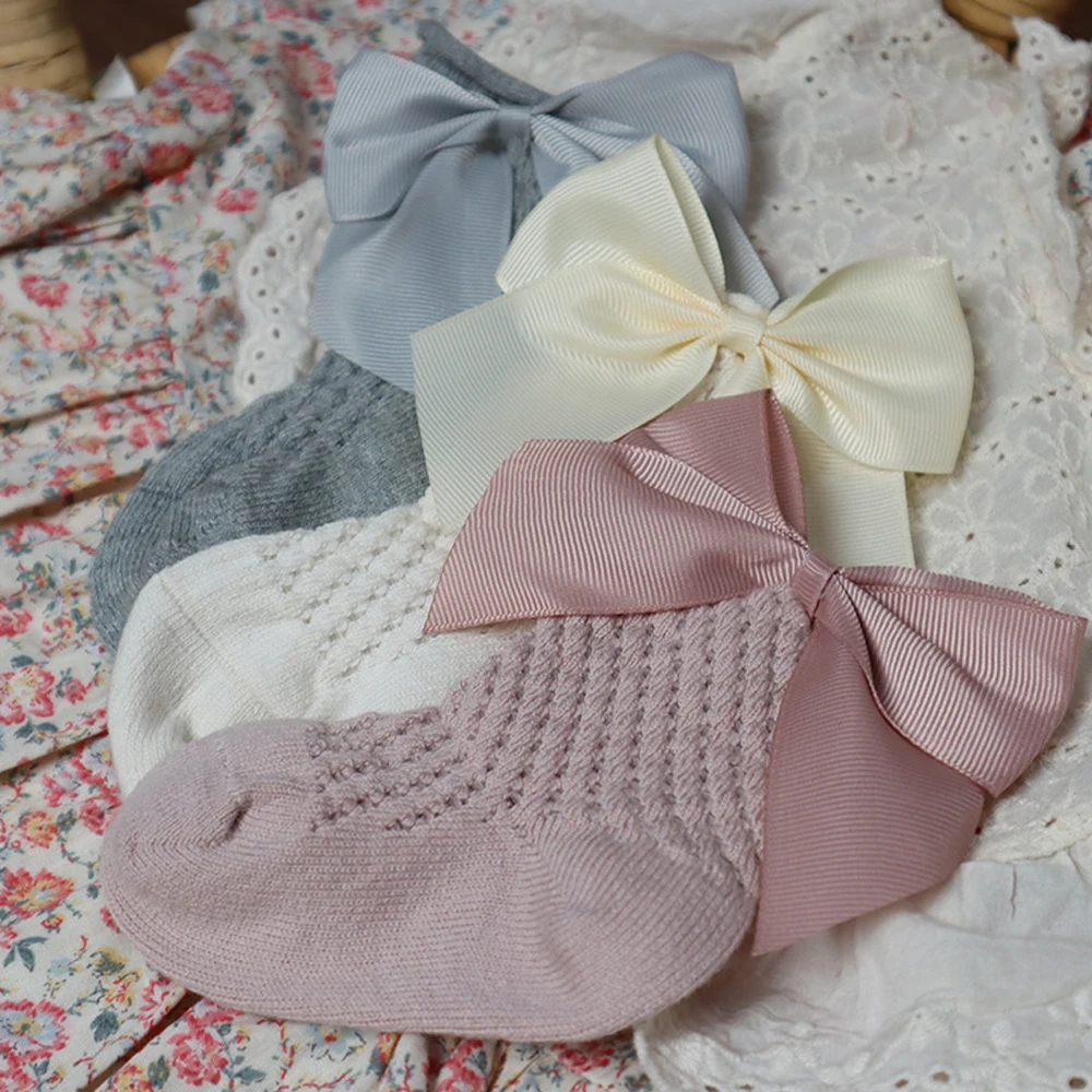 

Женские носки 2021 в испанском стиле, ажурные носки для девочек, хлопковые Дышащие носки, сетчатые однотонные носки принцессы