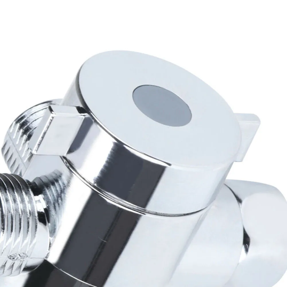 

Shower Head Three-Way Shower Arm Mounted For Bath Mixer Tap T-Adapter 1/2\\\" 3-Way ABS Adjustable Diverter Valve