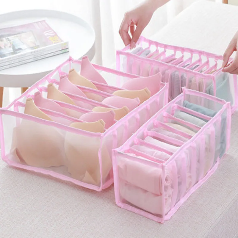 

Foldable Underwear Storage Boxes Clothes Drawer Divider Closet Organizer for Folding Ties Socks Shorts Clothing Wardrobe Storage