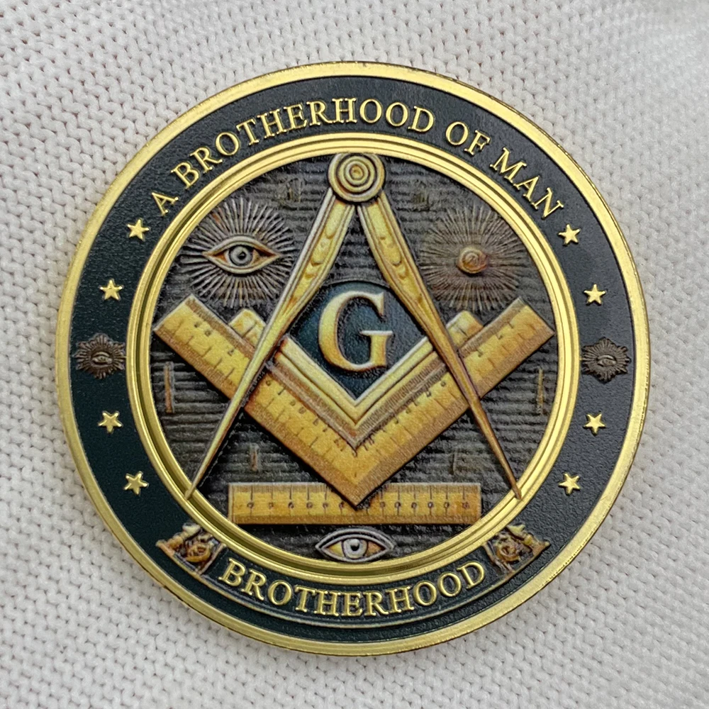 

Серебряная масонская монета OIMG