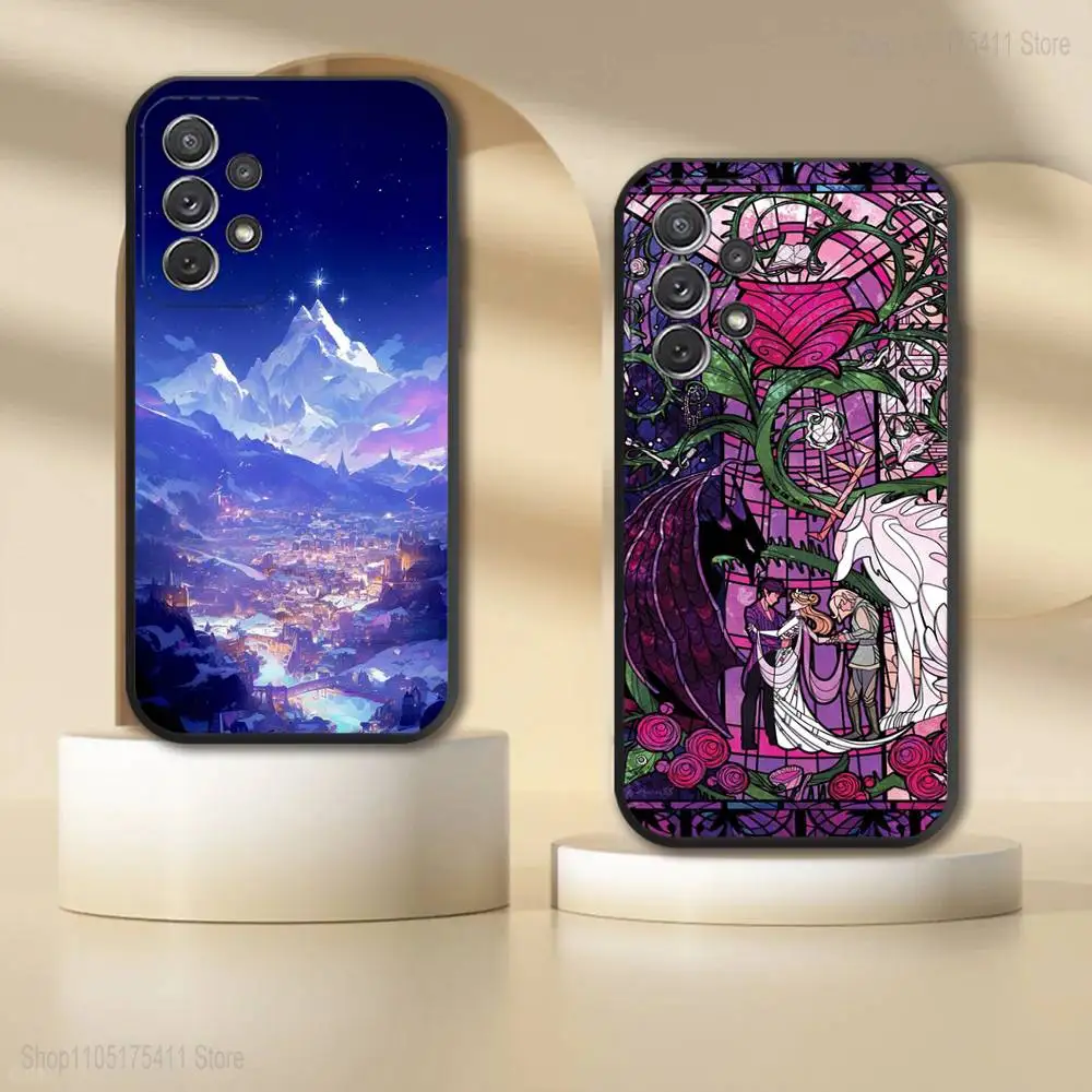 Фото Чехол для телефона Acotar A Court of M-Mist для Samsung S 25,24,23,22,30,21,10,9,Ultra,Plus,Lite,FE,4,5G, черный мягкий чехол №1
