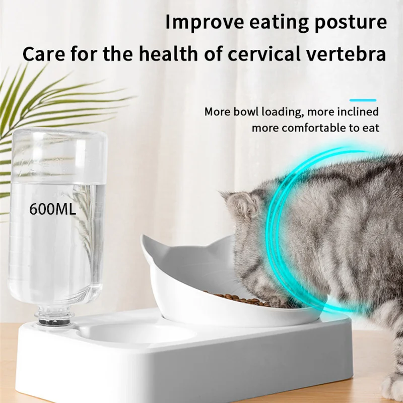 

CornerCorner Dog Bowl Pet Automatic Feeder Dog Cat Drinking Bowl For Dog Water Drinking Cat Feeding Large Capacity Dispenser Pet