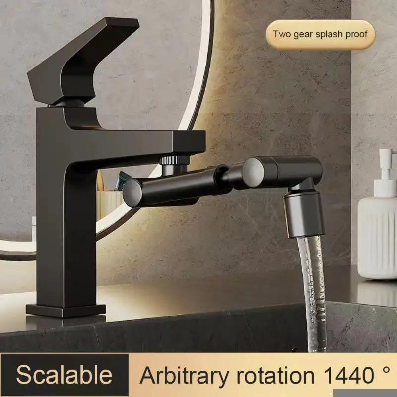 

Универсальный раздвижной аэратор на 1080 °, пластиковый поворотный кран смеситель, насадка для пузырька, Роботизированный рычаг для кухни и ванной комнаты