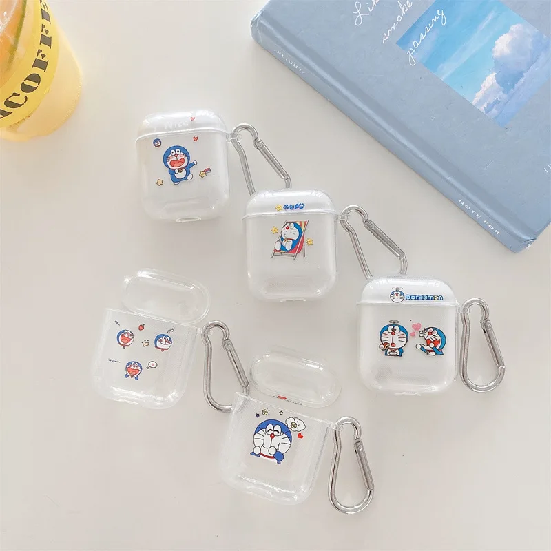 

Cute Transparent Blue Fat2021 AirPods 3 Case Apple AirPods 2 Case Cover AirPods Pro Case IPhone Earbuds Accessories AirPod Case