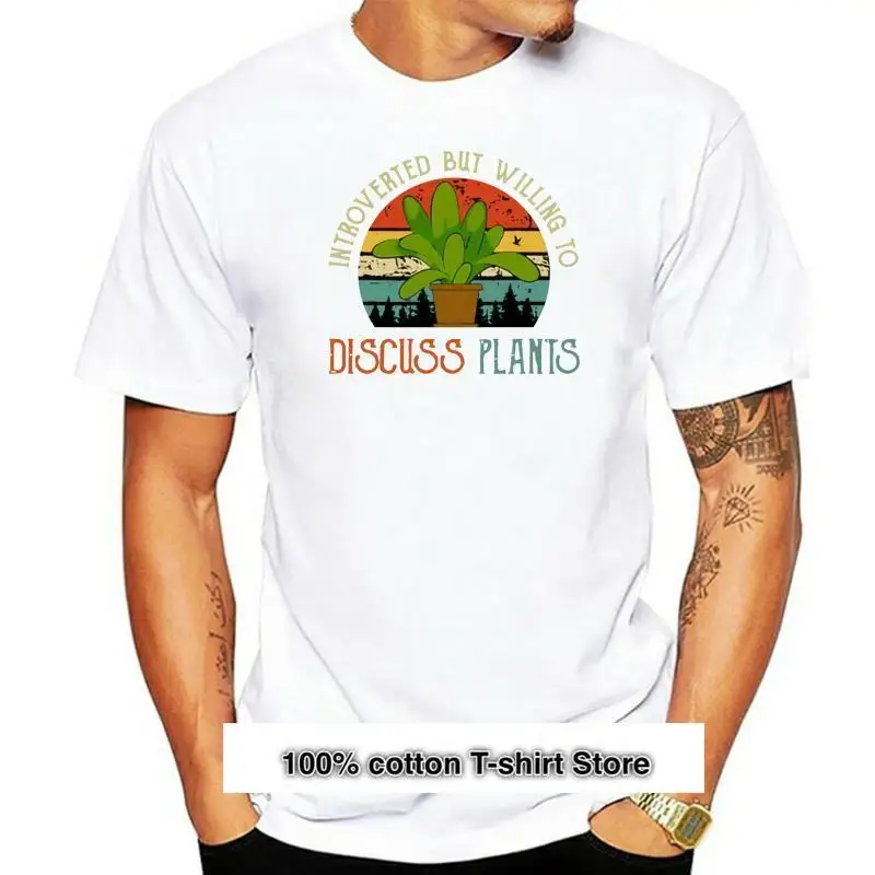 

Camiseta Retro para hombre, camisa Popular с принтом растений и цветов