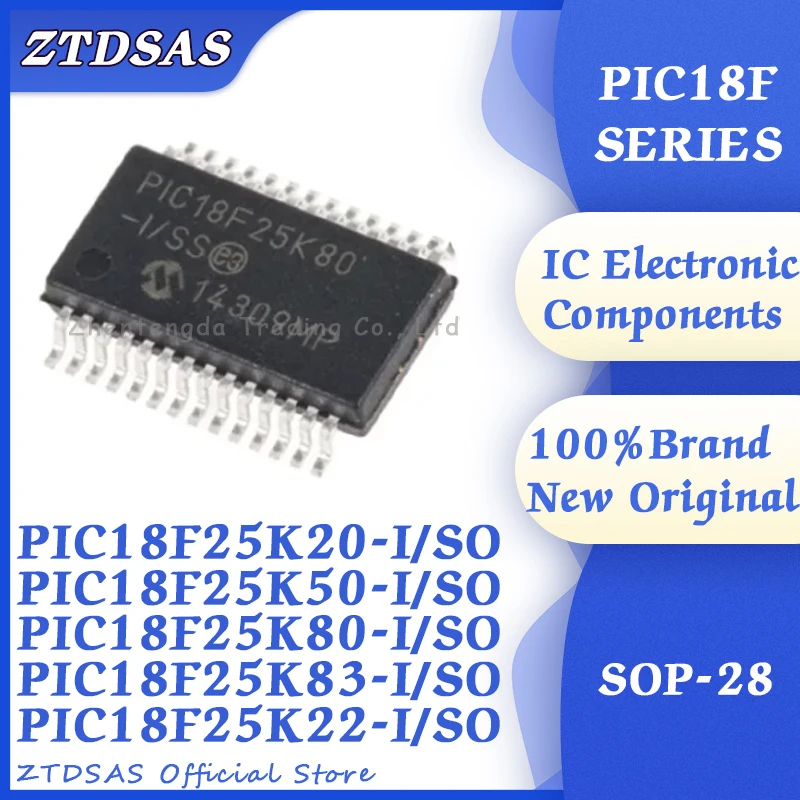 

Full free shipp PIC18F25K50-I/SO PIC18F25K20-I/SO PIC18F25K50 PIC18F25K80 PIC18F25K83 PIC18F25K22 PIC18F PIC18 IC Chip SOP-28