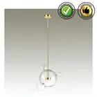 Подвес 464012LA L-VISION ODL20 013 золотойпрозрачный LED 4000K 12W 220V BUBBLES
