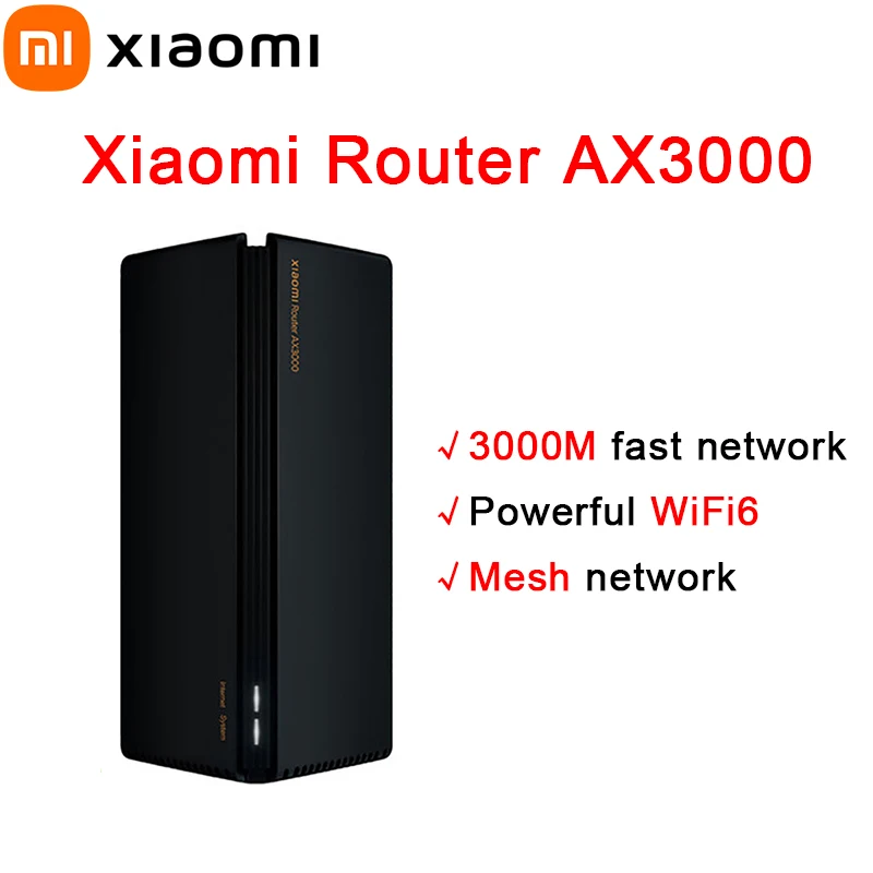 Wi-Fi-роутер Xiaomi AX3000, 5 ГГц, 4 антенны