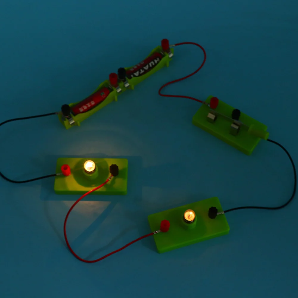 DIY Circuit Electricity Learning Kit Физика Развивающие игрушки для детей STEM Эксперимент