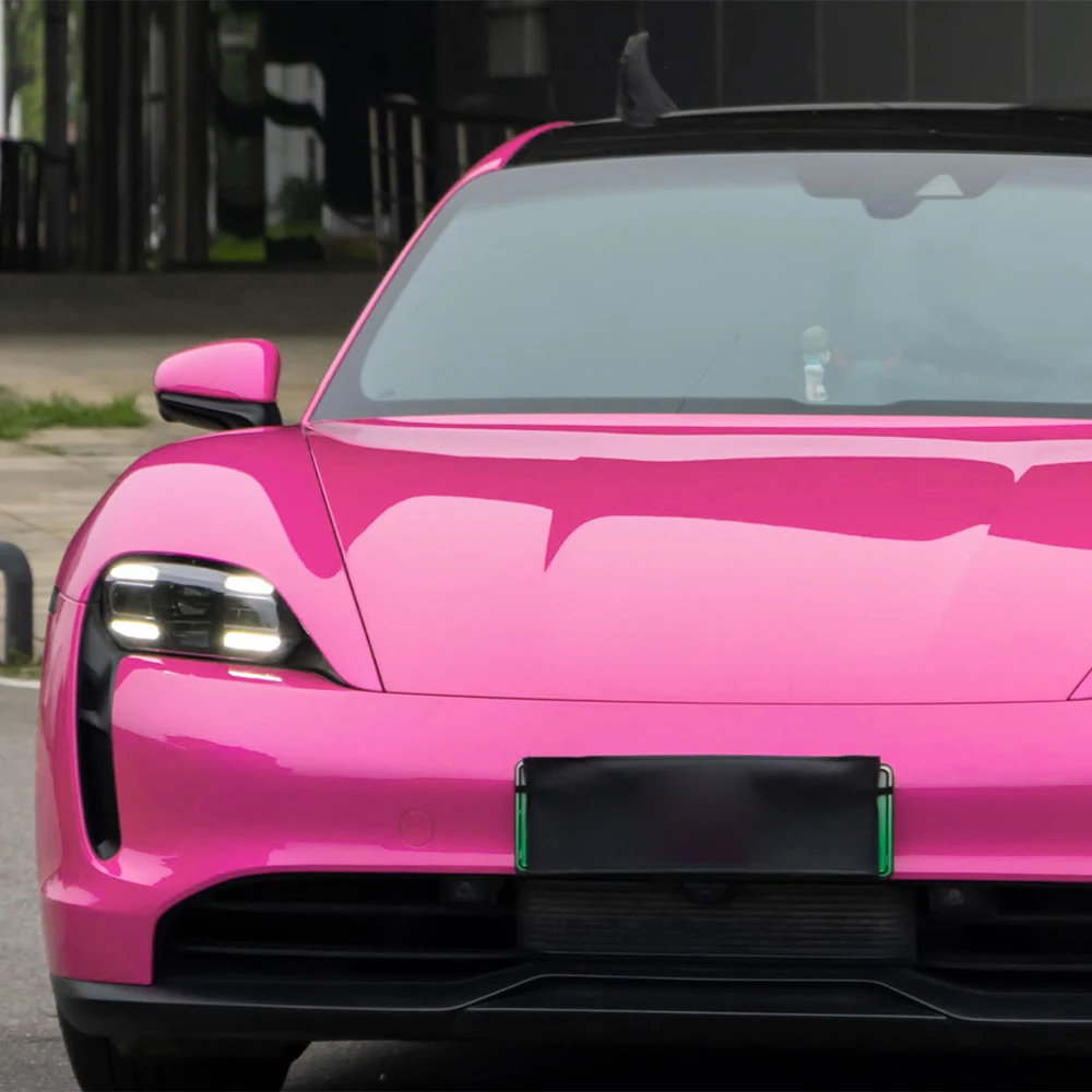 

Автомобильная наклейка глянцевая розовая красная виниловая пленка для изменения цвета ПВХ пленка без пузырьков автомобильная ...