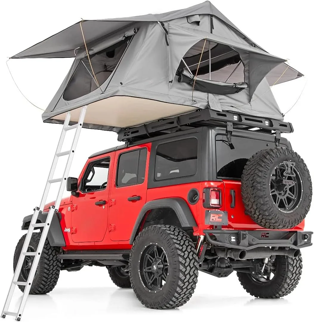 

Aluminium Pop Up Rooftop Tent 4-5 Person Hard Shell For Camping SUV Jeep Truck,Car Roof Top Tent With Ladder