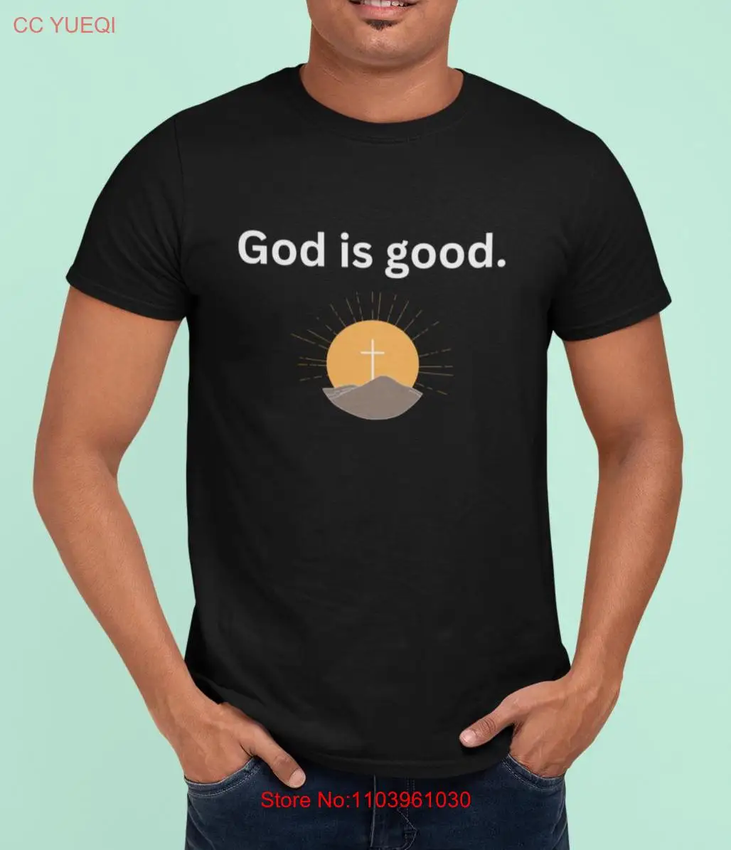 Футболка God Is Good для мужчин христианская доспехи Иисуса мужская вера Священное