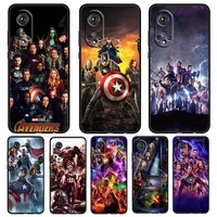 marvel poster avengers for honor 60 50 20 se pro x30 10x 10i 10 9x 9a 8x 8a lite silicone soft tpu black phone case capa cover