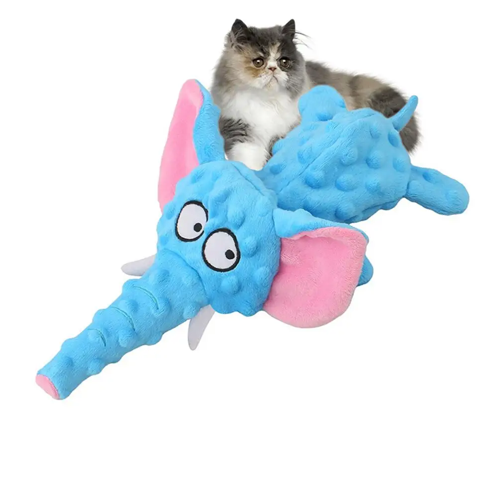 Плюшевая игрушка в форме слона с гофрированной бумагой устойчивые к укусам