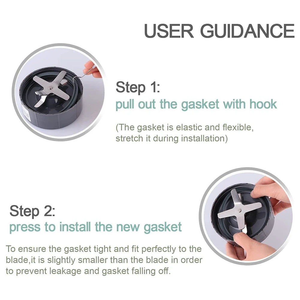 Запасные части 6 шт. запасных прокладок детали для Nutribullet прокладки аксессуары 900W