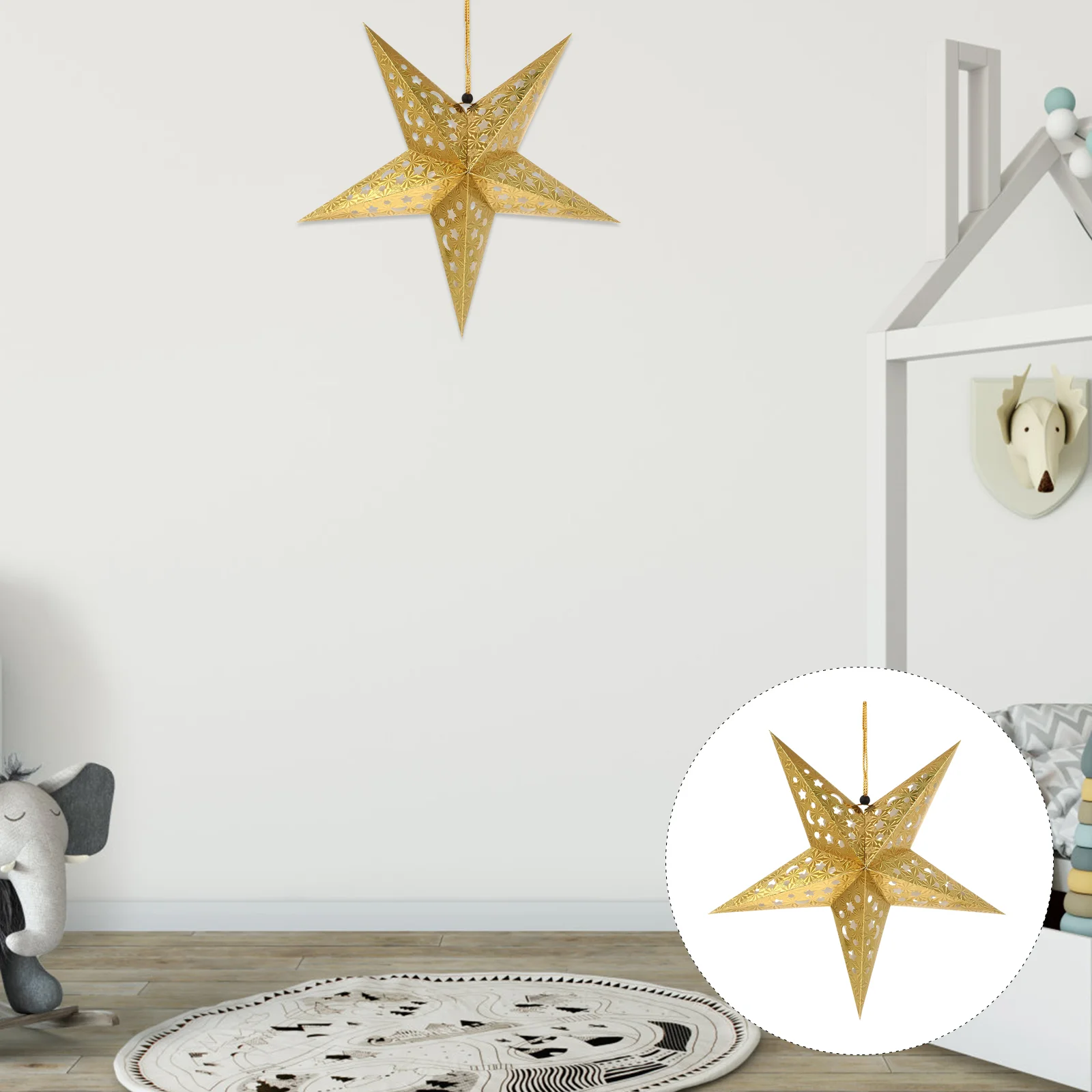 

Star Paper Lamp Lantern Shade Hanging Light Christmas Lampshade 3D Lights Lanterns Lampshades Shades Stars Garland Ceiling