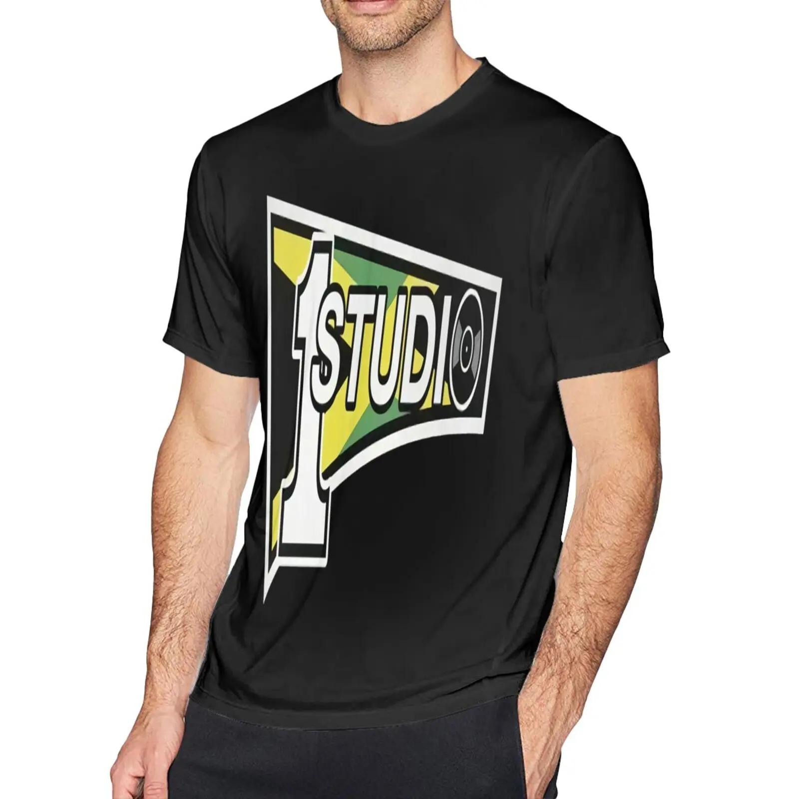 

Мужская футболка Studio 1 One Jamaican Reggae, одежда для мужчин, футболка оверсайз с мангой, футболки для женщин, футболка для мужчин, мужская футболка