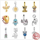 Новинка, подвеска-бусина из стерлингового серебра 925 пробы, подходящая для оригинального браслета Pandora, ювелирные изделия сделай сам для женщин