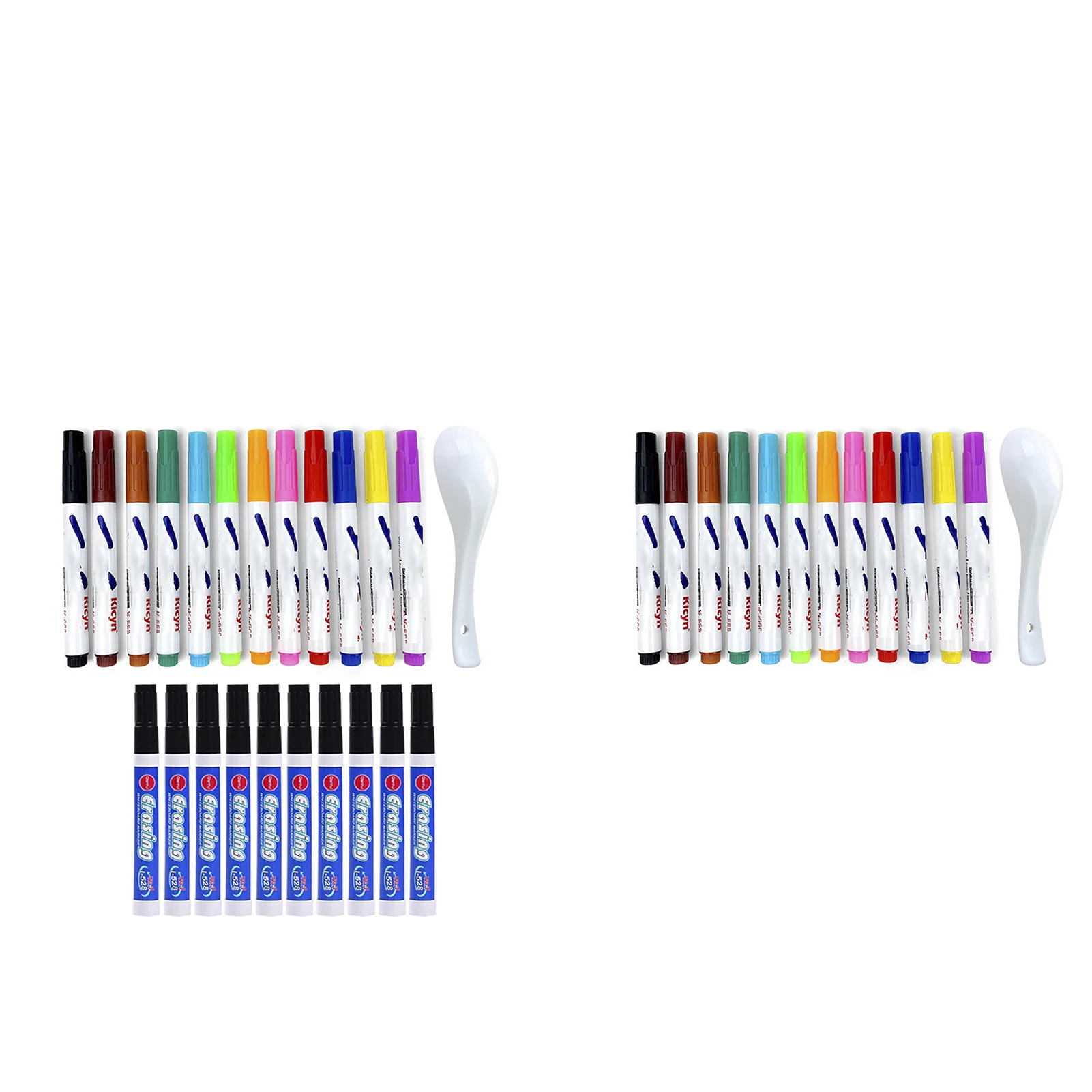 

Magic Water Drawing Pens 12Pcs Quick-drying Watercolor Pen Whiteboard Pen Doodle Water Floating Pens For Drawing Mats Painting